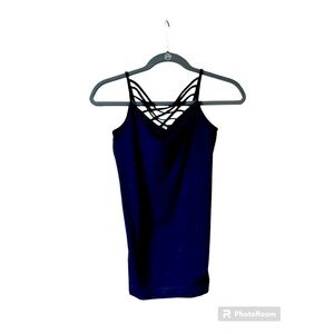 Yelete one size fits most black tank top